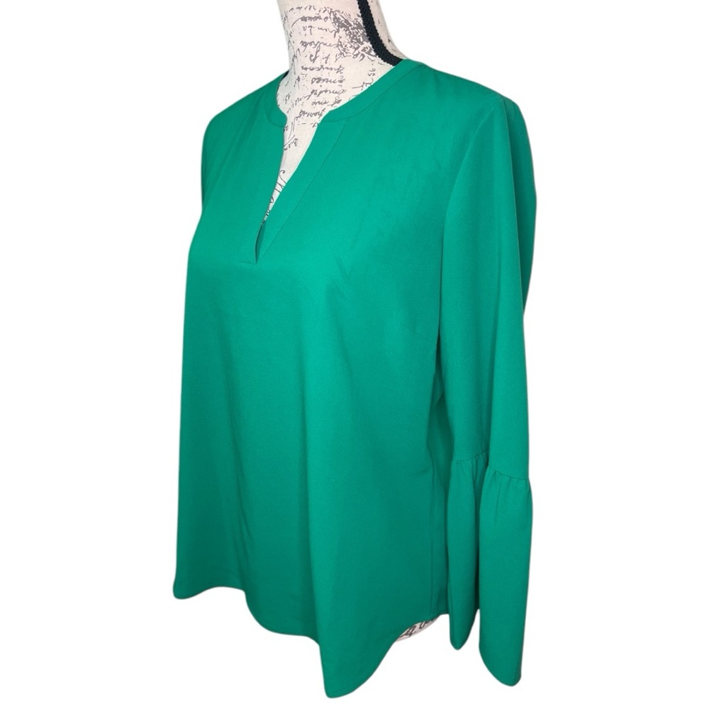 J. Crew | Women’s Green Blouse Size S Small - Picture 6 of 13